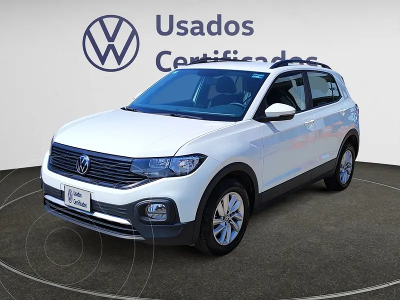 Foto Volkswagen T-Cross Trendline usado (2024) color Blanco financiado en mensualidades(enganche $92,895 mensualidades desde $6,687)