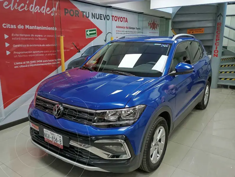 Foto Volkswagen Taigun Trendline TSI usado (2024) color Azul precio $389,100