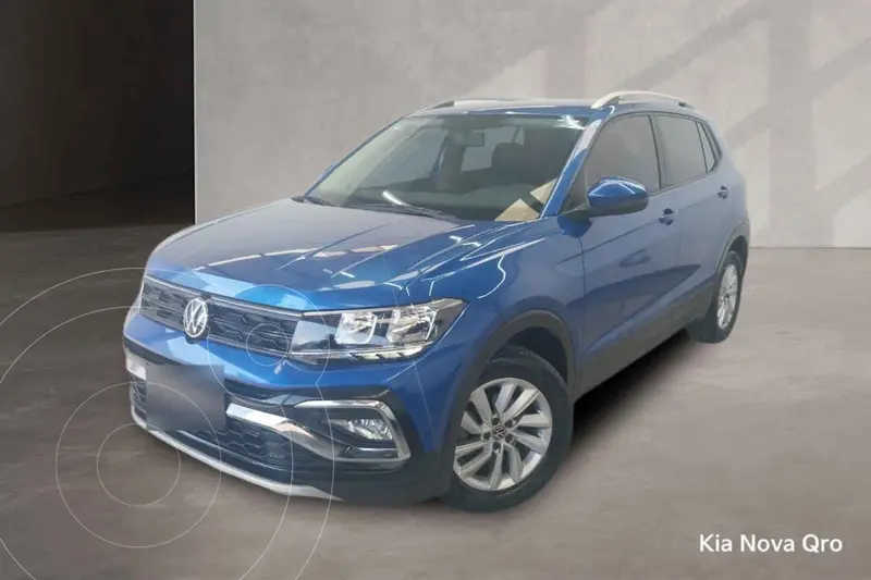 Foto Volkswagen Taigun Trendline usado (2023) color Azul financiado en mensualidades(enganche $94,012 mensualidades desde $8,070)