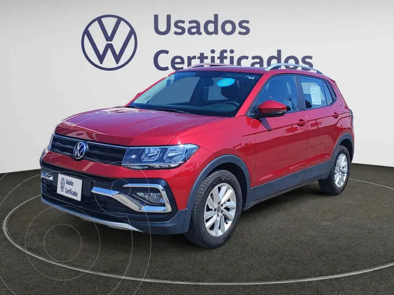 Foto Volkswagen Taigun Trendline TSI usado (2024) color Rojo financiado en mensualidades(enganche $98,345 mensualidades desde $7,524)