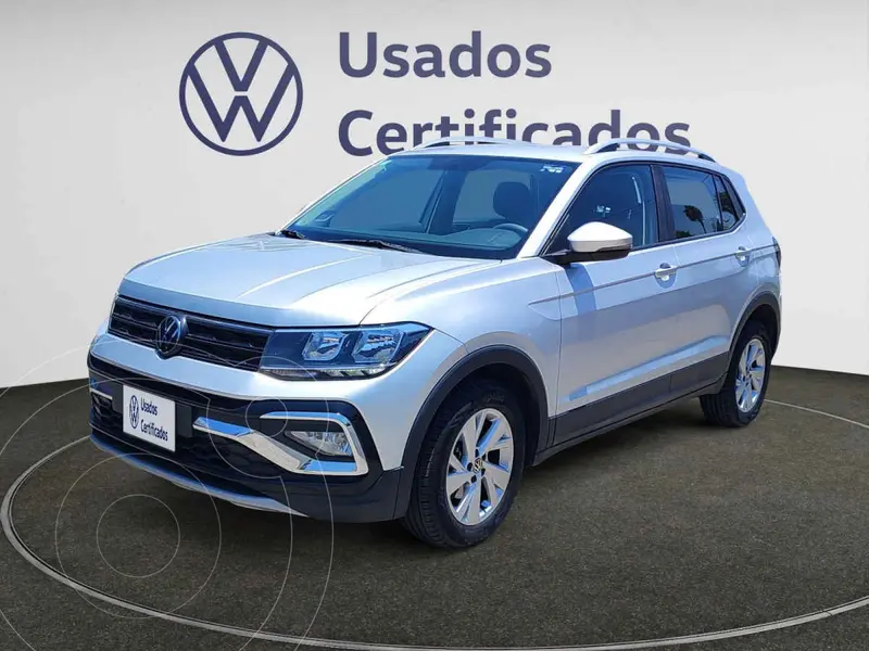 Foto Volkswagen Taigun Trendline usado (2025) color Plata financiado en mensualidades(enganche $106,520 mensualidades desde $8,149)