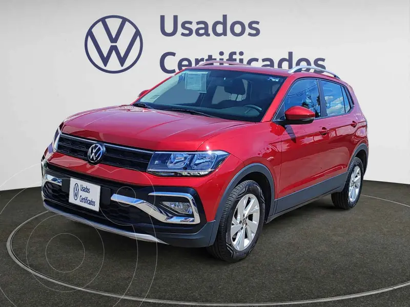 Foto Volkswagen Taigun Trendline TSI usado (2024) color Rojo financiado en mensualidades(enganche $94,258 mensualidades desde $7,211)