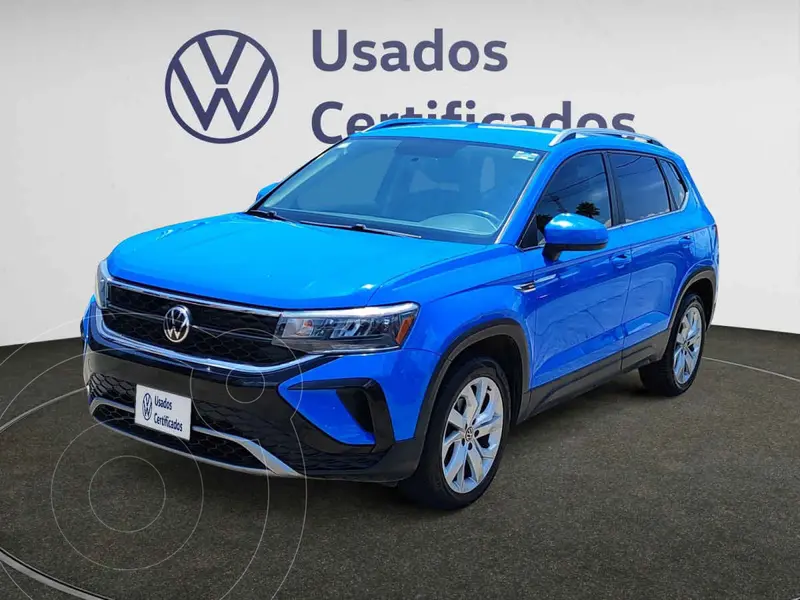 Foto Volkswagen Taos Comfortline usado (2021) color Azul financiado en mensualidades(enganche $96,165 mensualidades desde $7,357)