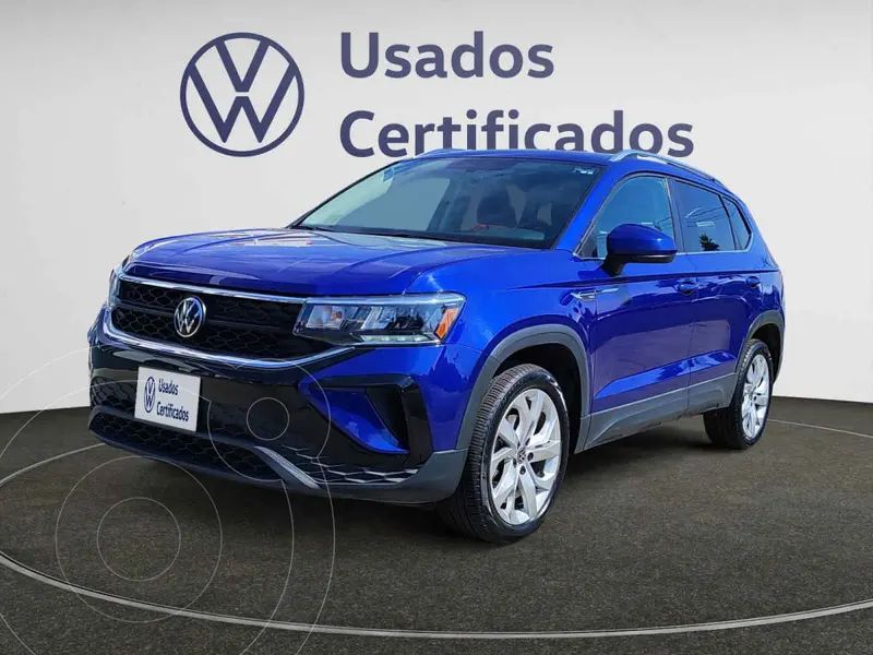 Foto Volkswagen Taos Comfortline Plus usado (2024) color Azul financiado en mensualidades(enganche $122,870 mensualidades desde $9,400)
