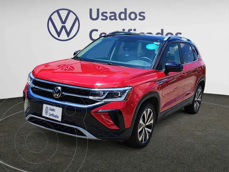 Foto Volkswagen Taos Highline usado (2023) color Rojo financiado en mensualidades(enganche $125,595 mensualidades desde $9,608)