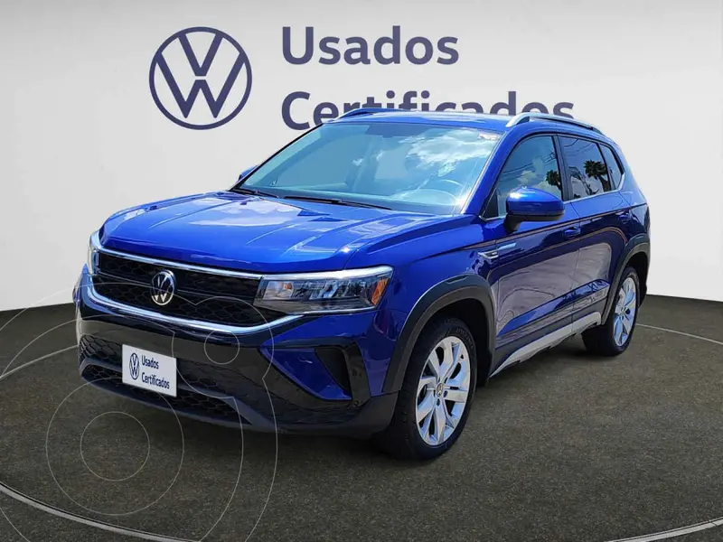 Foto Volkswagen Taos Comfortline Plus usado (2024) color Azul financiado en mensualidades(enganche $133,770 mensualidades desde $10,234)