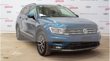 foto Volkswagen Tiguan Comfortline 7 Asientos Tela usado (2018) color Azul precio $372,000
