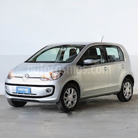 Volkswagen up! 5P 1.0 high up! usado (2014) color Plata precio $452.000