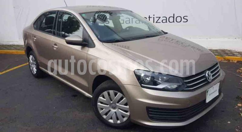 foto Volkswagen Vento Startline Aut usado (2019) color Beige Metalico precio $185,000