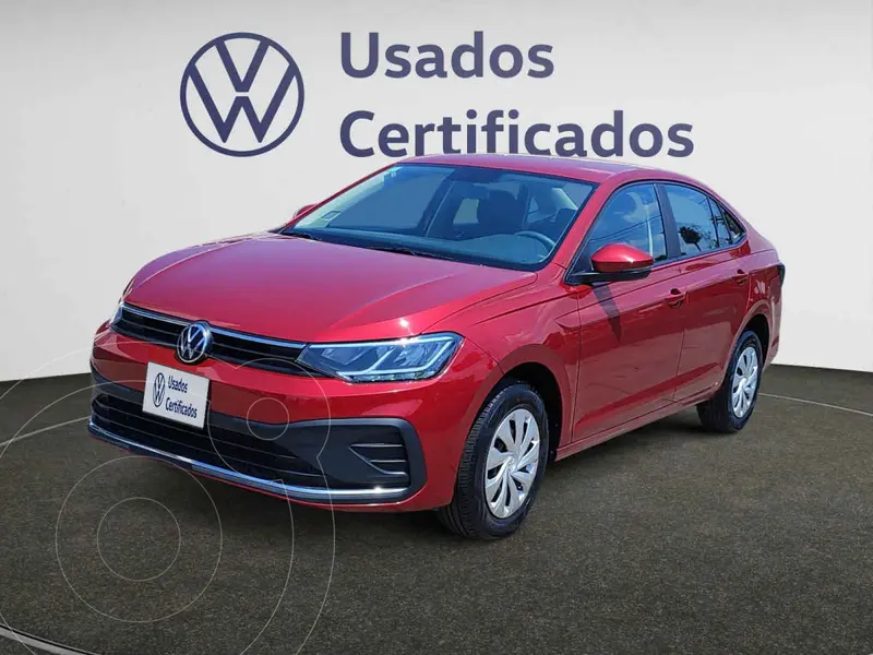 Foto Volkswagen Virtus Trendline usado (2025) color Rojo financiado en mensualidades(enganche $84,720 mensualidades desde $6,481)