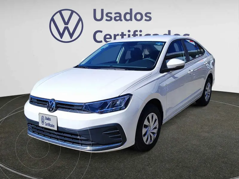Foto Volkswagen Virtus Trendline usado (2024) color Blanco financiado en mensualidades(enganche $84,611 mensualidades desde $6,473)
