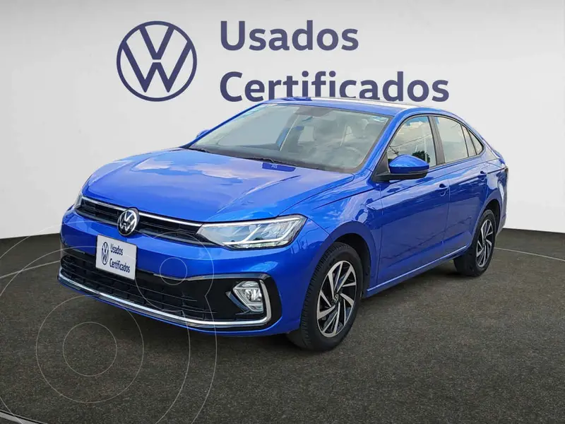 Foto Volkswagen Virtus Comfortline usado (2023) color Azul financiado en mensualidades(enganche $75,183 mensualidades desde $5,752)
