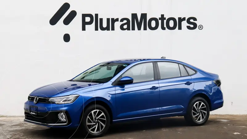 Foto Volkswagen Virtus Comfortline usado (2023) color Azul financiado en mensualidades(enganche $70,180 mensualidades desde $5,979)