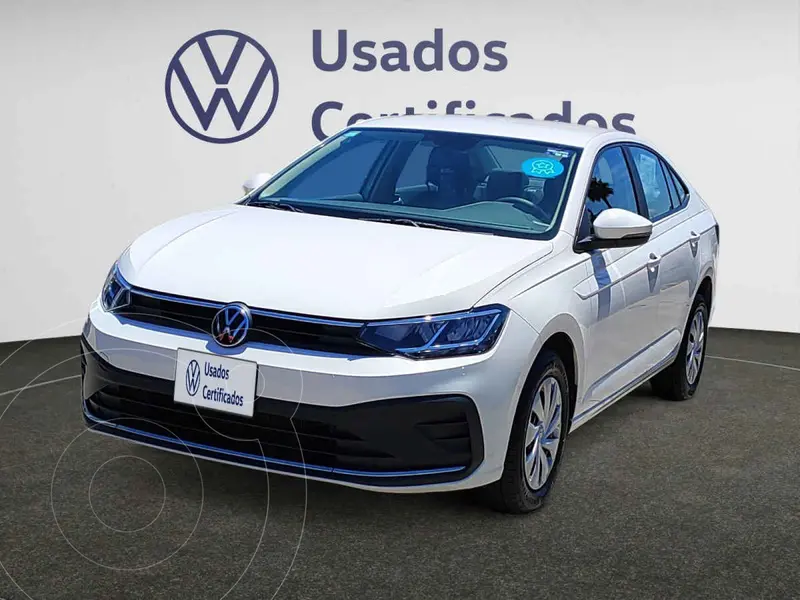 Foto Volkswagen Virtus Trendline usado (2024) color Blanco financiado en mensualidades(enganche $81,995 mensualidades desde $6,273)