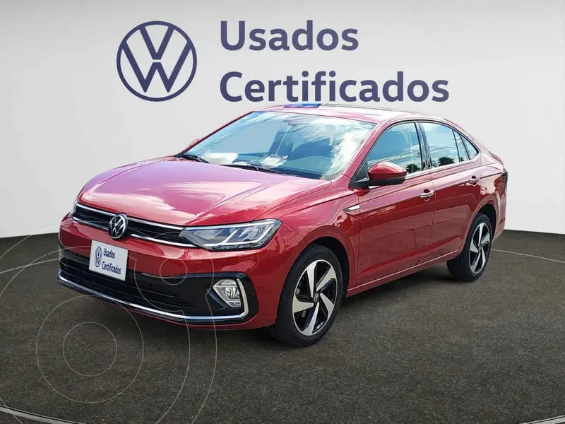 Foto Volkswagen Virtus Highline usado (2023) color Rojo financiado en mensualidades(enganche $98,345 mensualidades desde $7,524)