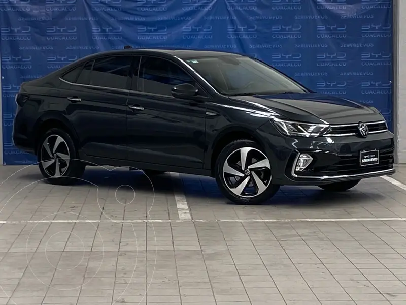 Foto Volkswagen Virtus Highline usado (2024) color Gris Oscuro financiado en mensualidades(enganche $150,396 mensualidades desde $6,461)