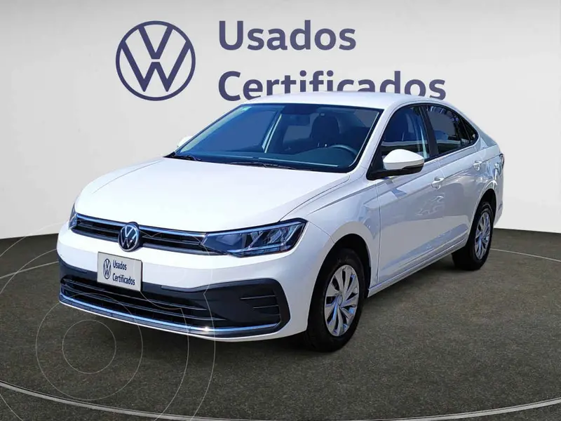 Foto Volkswagen Virtus Trendline usado (2024) color Blanco financiado en mensualidades(enganche $81,995 mensualidades desde $6,273)