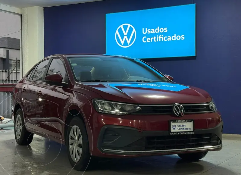 Foto Volkswagen Virtus 1.6L usado (2022) color Rojo financiado en mensualidades(enganche $67,852 mensualidades desde $6,186)