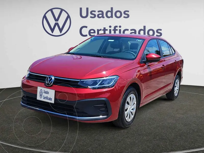 Foto Volkswagen Virtus Trendline usado (2024) color Rojo financiado en mensualidades(enganche $77,662 mensualidades desde $5,941)