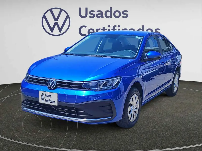 Foto Volkswagen Virtus Trendline usado (2024) color Azul precio $295,900