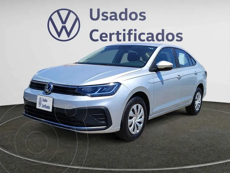 Foto Volkswagen Virtus Trendline usado (2025) color Plata financiado en mensualidades(enganche $84,720 mensualidades desde $6,481)