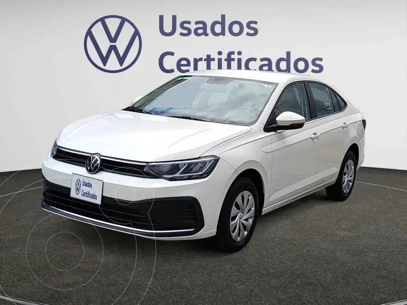 Foto Volkswagen Virtus Trendline usado (2024) color Blanco financiado en mensualidades(enganche $83,249 mensualidades desde $6,369)