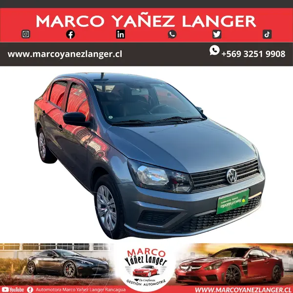 Foto Volkswagen Voyage 1.6L Trendline usado (2021) color Gris precio $8.590.000