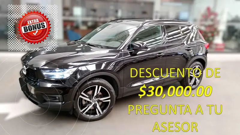 Foto Volvo XC40 T5 R-Design usado (2021) color Negro financiado en mensualidades(enganche $177,323 mensualidades desde $8,054)
