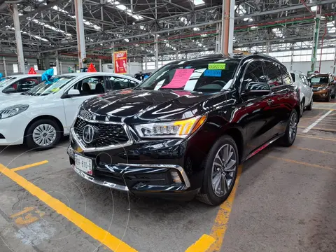 Acura MDX Tech usado (2019) color Negro Cristal financiado en mensualidades(enganche $157,000 mensualidades desde $13,250)