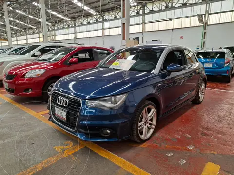 Audi A1 S- Line usado (2014) color Azul Esfera financiado en mensualidades(enganche $56,300 mensualidades desde $5,050)