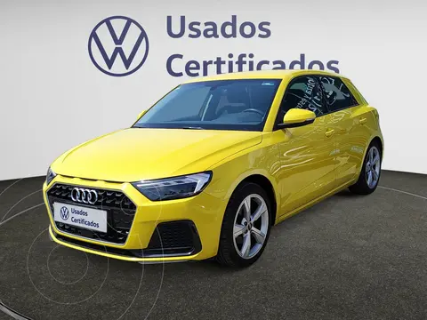 Audi A1 35 TFSI Ego usado (2022) color Amarillo financiado en mensualidades(enganche $127,802 mensualidades desde $9,200)