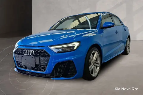 Audi A1 40 TFSI S Line usado (2022) color Azul financiado en mensualidades(enganche $118,538 mensualidades desde $10,176)