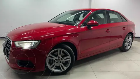 Audi A3 Sedan Sedan 1.4L Dynamic Aut usado (2020) color Rojo financiado en mensualidades(enganche $85,000 mensualidades desde $6,630)