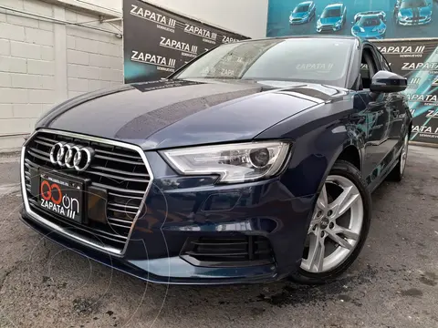Audi A3 1.4L Dynamic usado (2018) color Azul financiado en mensualidades(enganche $98,500 mensualidades desde $5,713)