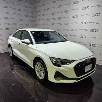 Audi A3 1.4L Dynamic usado (2025) color Blanco financiado en mensualidades(enganche $147,000 mensualidades desde $16,825)