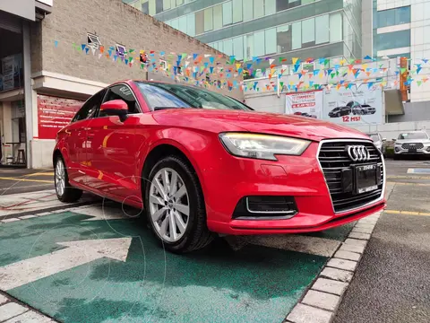 Audi A3 2.0L Select Aut usado (2018) color Rojo financiado en mensualidades(enganche $114,545 mensualidades desde $6,158)