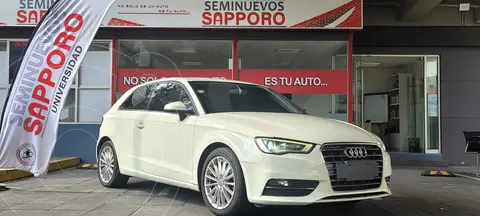Audi A3 1.8L Ambiente usado (2014) color Blanco financiado en mensualidades(enganche $71,250)