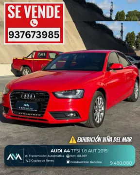Audi A4 1.8 Turbo multitronic usado (2015) color Rojo precio $9.480.000