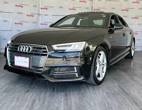 Audi A4 2.0 T S Line Quattro (252hp) usado (2018) color Negro precio $540,000
