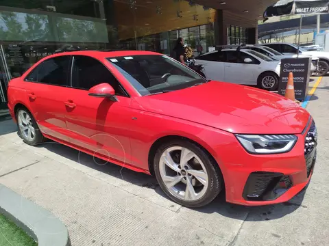 Audi A4 40 TFSI S Line usado (2021) color Rojo Tango financiado en mensualidades(enganche $153,750 mensualidades desde $16,007)