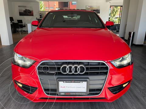 Audi A4 2.0L T Sport (225hp) usado (2015) color Rojo financiado en mensualidades(enganche $122,900 mensualidades desde $10,245)