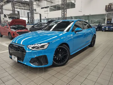 Audi A4 2.0 T S Line (190hp) usado (2021) color Azul financiado en mensualidades(enganche $85,000)