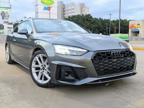 Audi A5 Coupe 40 TFSI S-Line usado (2023) color Gris financiado en mensualidades(enganche $292,516 mensualidades desde $12,567)