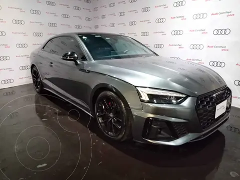 Audi A5 Coupe 40 TFSI S-Line usado (2023) color Gris financiado en mensualidades(enganche $200,000 mensualidades desde $22,879)