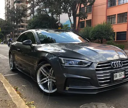 Audi A5 Coupe 2.0T S-Line (190Hp) usado (2018) color Gris precio $470,000