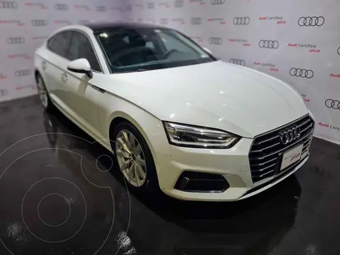 Audi A5 Sportback 2.0T Select (190Hp) usado (2019) color Blanco financiado en mensualidades(enganche $160,000 mensualidades desde $13,333)