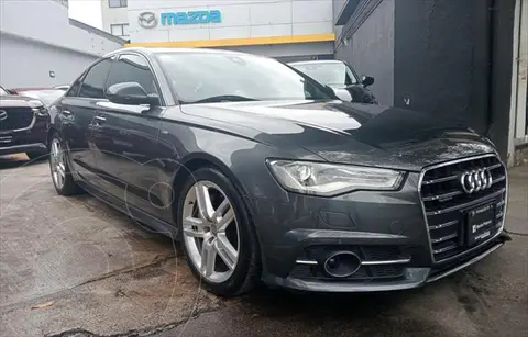 Audi A6 2.0 TFSI S Line Quattro (252hp) usado (2017) color Negro precio $295,000