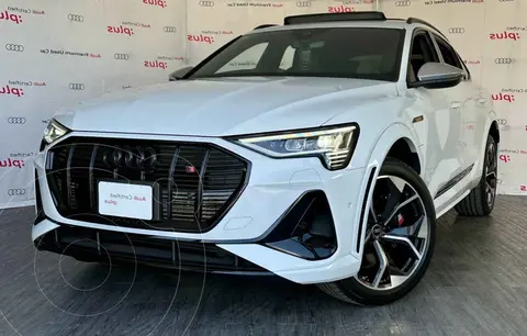 Audi e-tron S Sportback e-quattro usado (2023) color Blanco financiado en mensualidades(enganche $675,000 mensualidades desde $31,238)