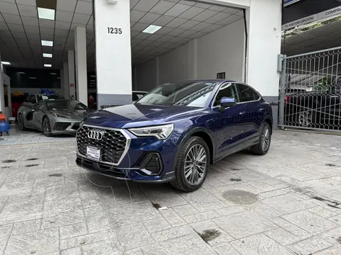 Audi Q3 Sportback 35 TFSI Select usado (2023) color Azul financiado en mensualidades(enganche $132,000 mensualidades desde $19,386)