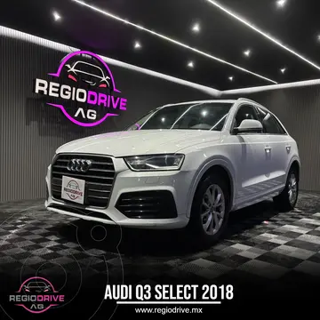 Audi Q3 Select (150 hp) usado (2018) color Blanco Glaciar financiado en mensualidades(enganche $101,171 mensualidades desde $8,839)
